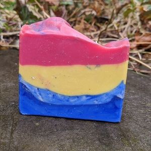 Pansexual Pride Handmade Soap
